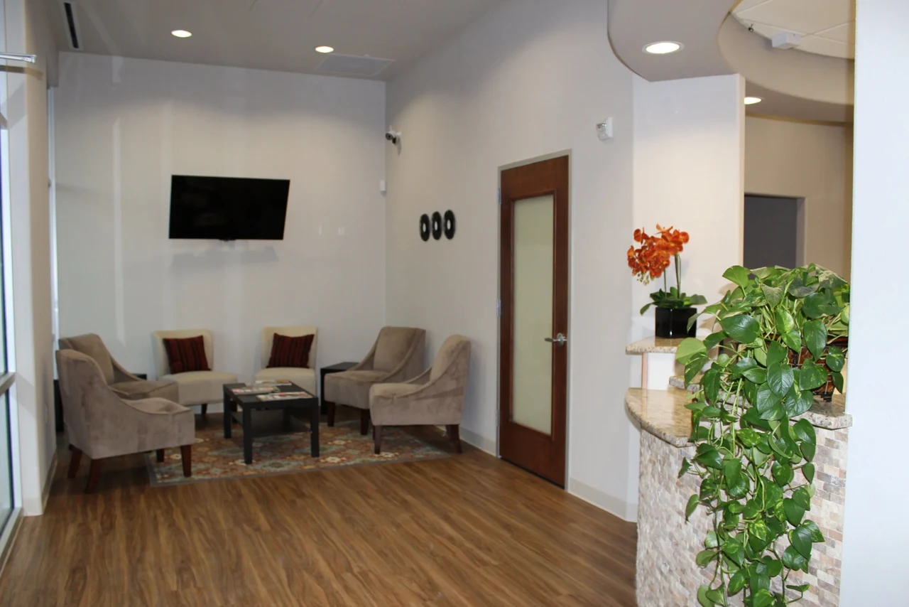Waiting area at Enamel Dental